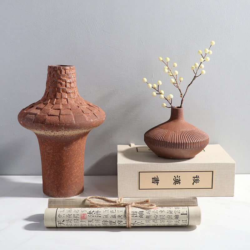 Chinese Simple Creative Ceramic Vase – Elegant Ornament Decor