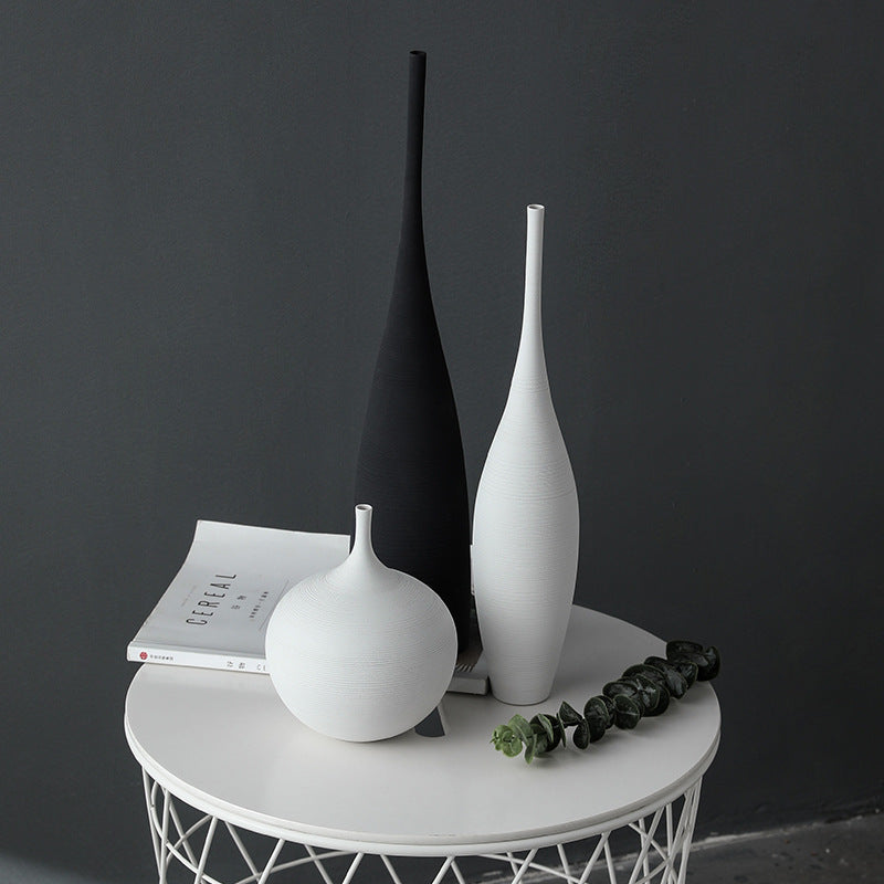 Modern Minimalist Handmade Zen Ceramic Vase Ornaments