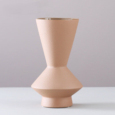 Morandi Frosted Ceramic Vase – Simple Home Decor Ornaments