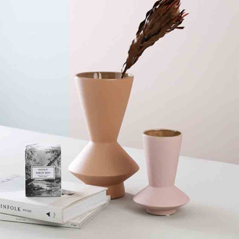 Morandi Frosted Ceramic Vase – Simple Home Decor Ornaments