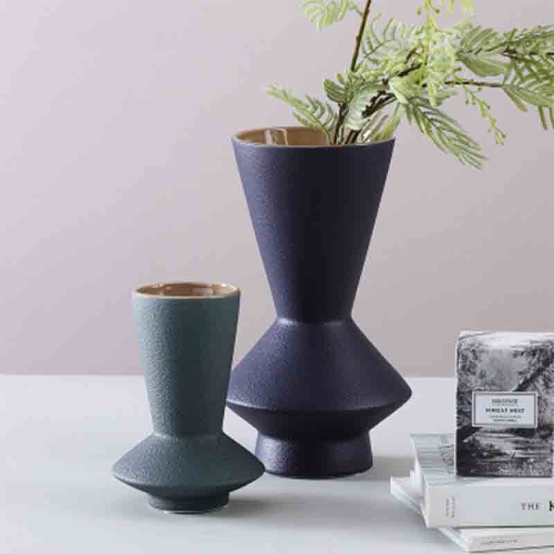 Morandi Frosted Ceramic Vase – Simple Home Decor Ornaments