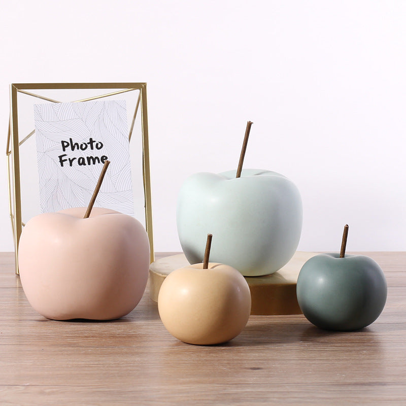 Handcrafted Ceramic Fruit Ornaments – Whimsical Home Décor Pieces