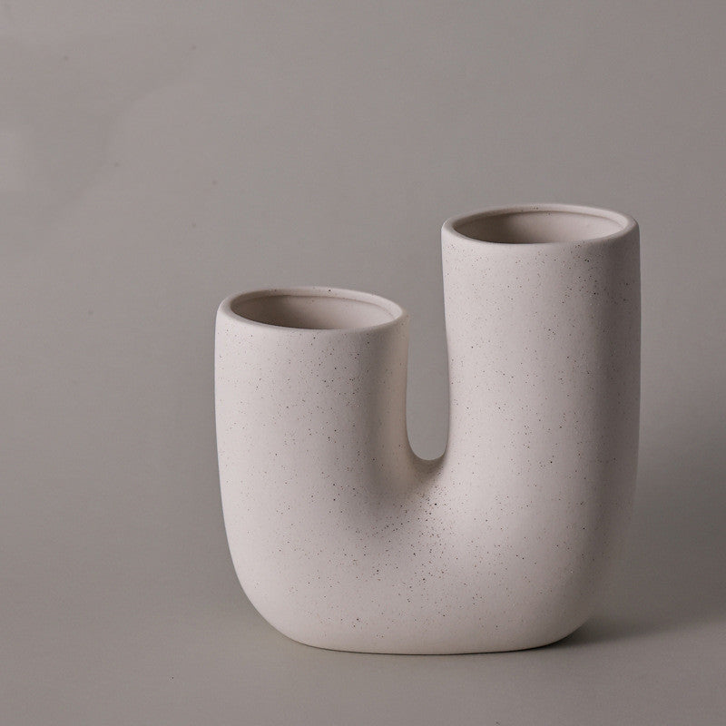 Modern Minimalist Ceramic Vase – Art Decorative Ornaments for Home