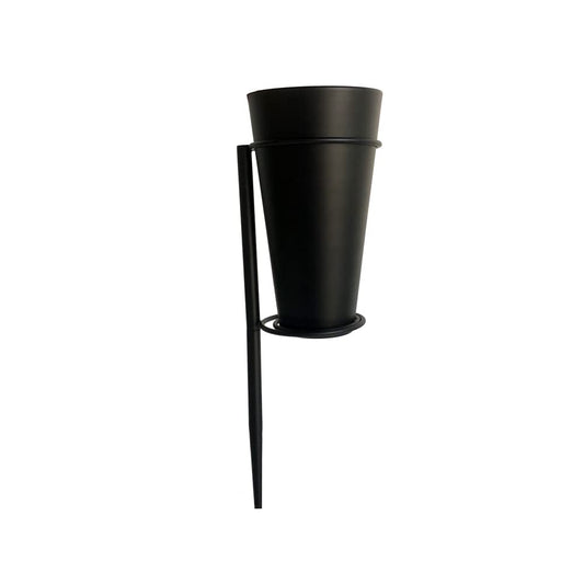 New Designed Metal Grave Vase Flower Holder in ground Cemetery Vase Grave Decoration with Floral Foam