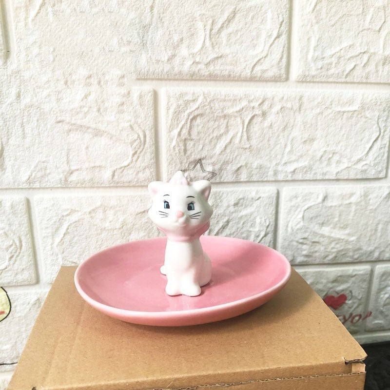 Ceramic Kitty Tabletop Decorative Ornaments – Charming Home Décor Piece