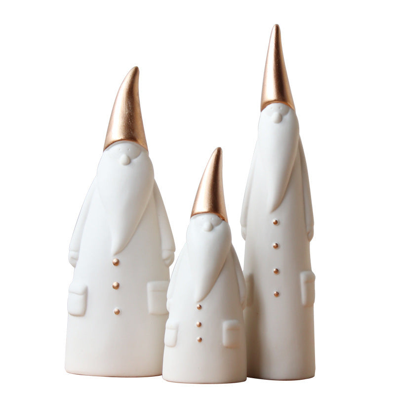 Ceramic Santa Claus Ornaments – Festive Holiday Home Décor