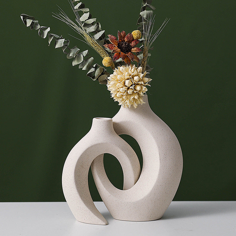 Creative Ceramic Vase Ornament Set