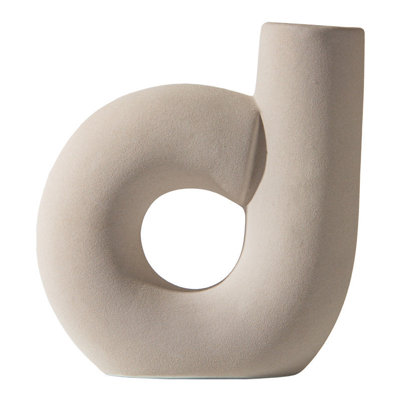 Creative Home Ceramic Vase – Stylish Decorative Ornament for Your Space