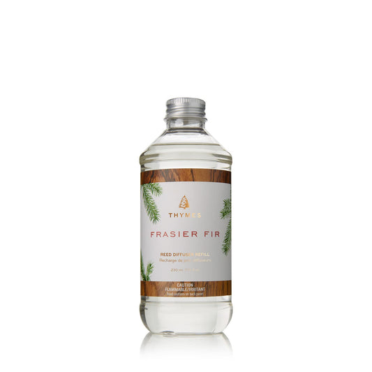 Thymes Frasier Fir Reed Diffuser Oil Refill – Home Fragrance Oil for Diffuser – Holiday Reed Diffuser Refill – Just-Cut Forest Oil Scents for Diffuser – Aromatherapy Diffuser Oils Scents (7.75 fl oz)