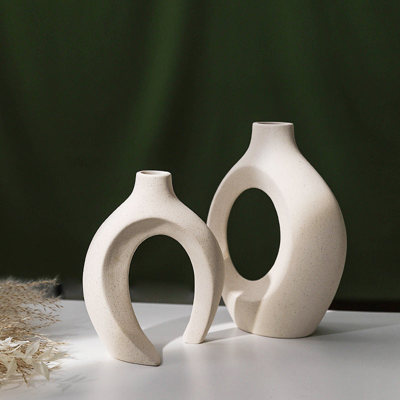 Creative Ceramic Vase Ornament Set