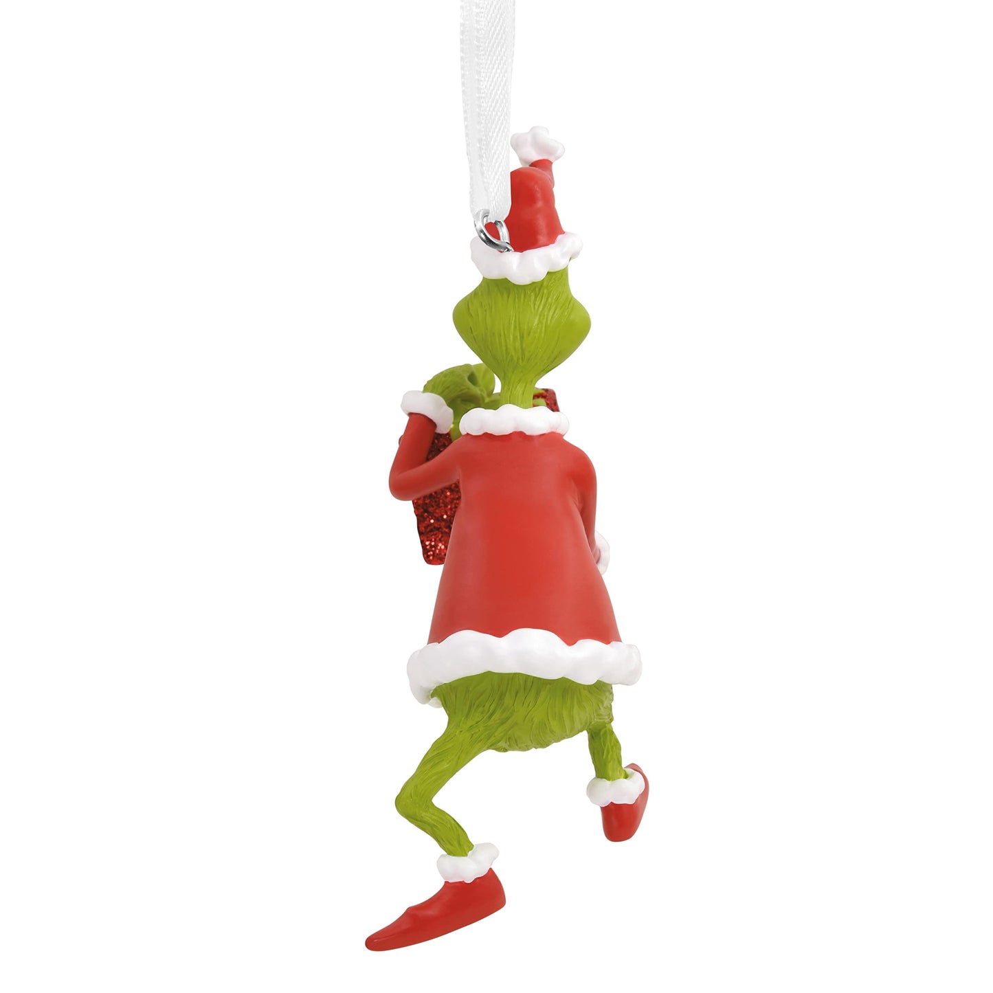 Hallmark Dr. Seuss How The Grinch Stole Christmas! Grinch with Present Christmas Ornament