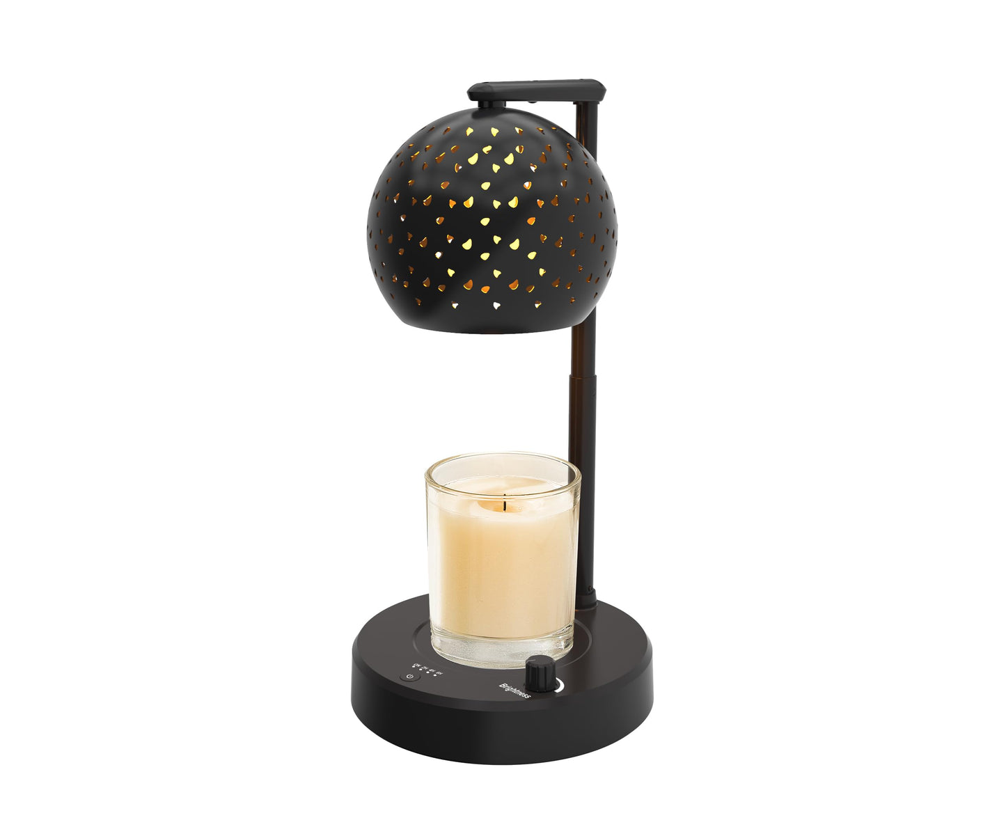 Candle Warmer Lamp, Candle Lamp Warmer with Timer and Dimmer Adjustable Height, Gifts for Women Mom, Electric Wax Melt Warmer with 2 Bulbs for Scented Jar Candles, Housewarming Gifts New Home Decor