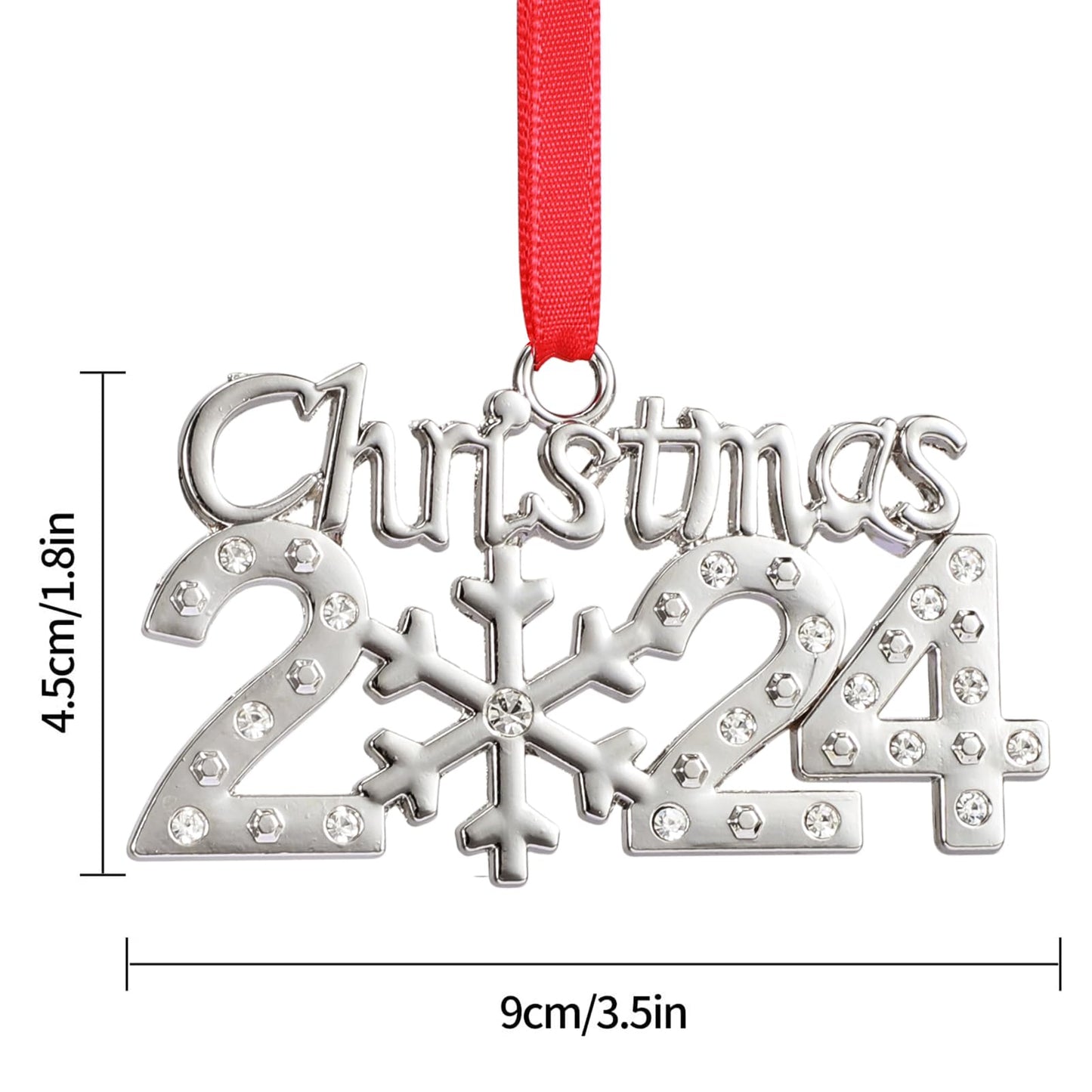 2024 Christmas Ornament Perfect Annual Christmas Tree Decorations Christmas Keepsake Gift for Friends, Family 2024 Housewarming Gift for Christmas Holiday Keepsake Decor Gifts