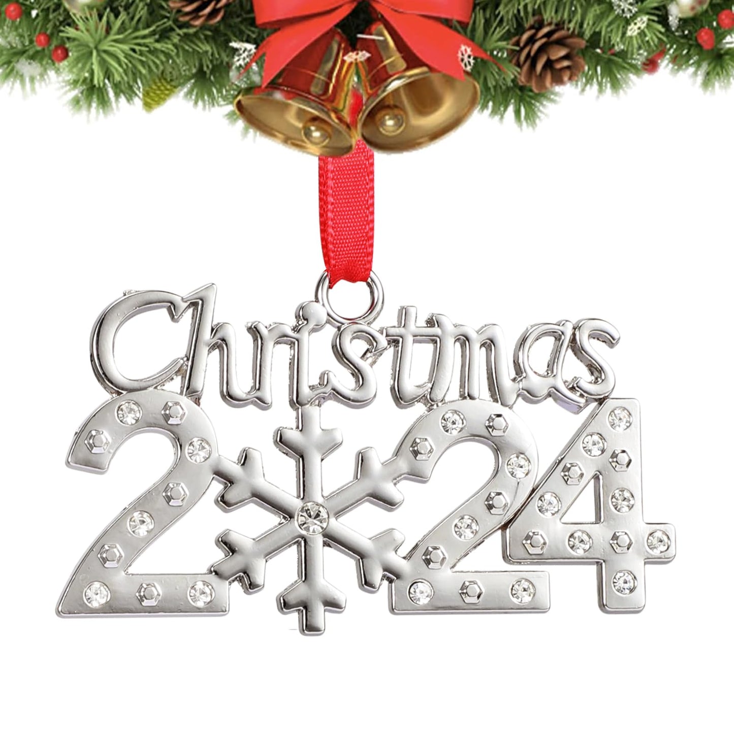 2024 Christmas Ornament Perfect Annual Christmas Tree Decorations Christmas Keepsake Gift for Friends, Family 2024 Housewarming Gift for Christmas Holiday Keepsake Decor Gifts