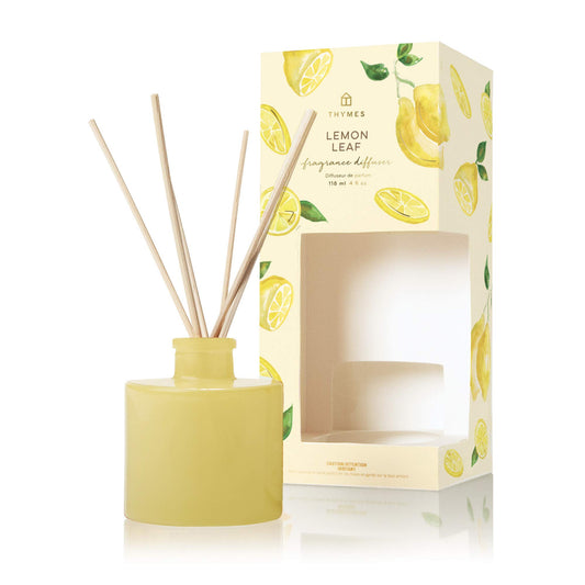 Thymes Petite Reed Diffuser - 4 Fl Oz - Lemon Leaf