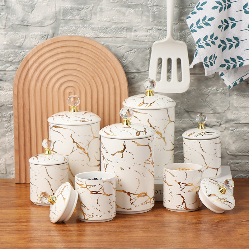 Ceramic Kitchen Storage Jar Ornament