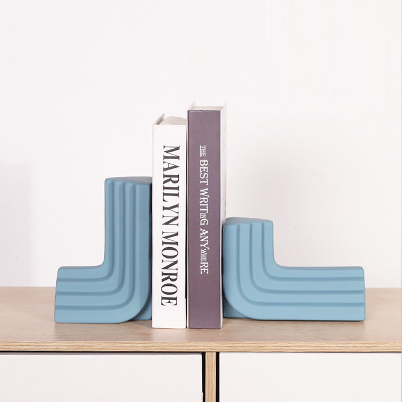 ordic Modern Minimalist Ceramic Bookend – Small Ornaments