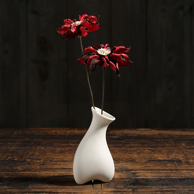 Ceramic Vase Ornaments for Living Room Flower Arrangements