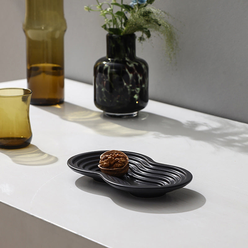 Modern Simple Ceramic Tray – Elegant Home Decor