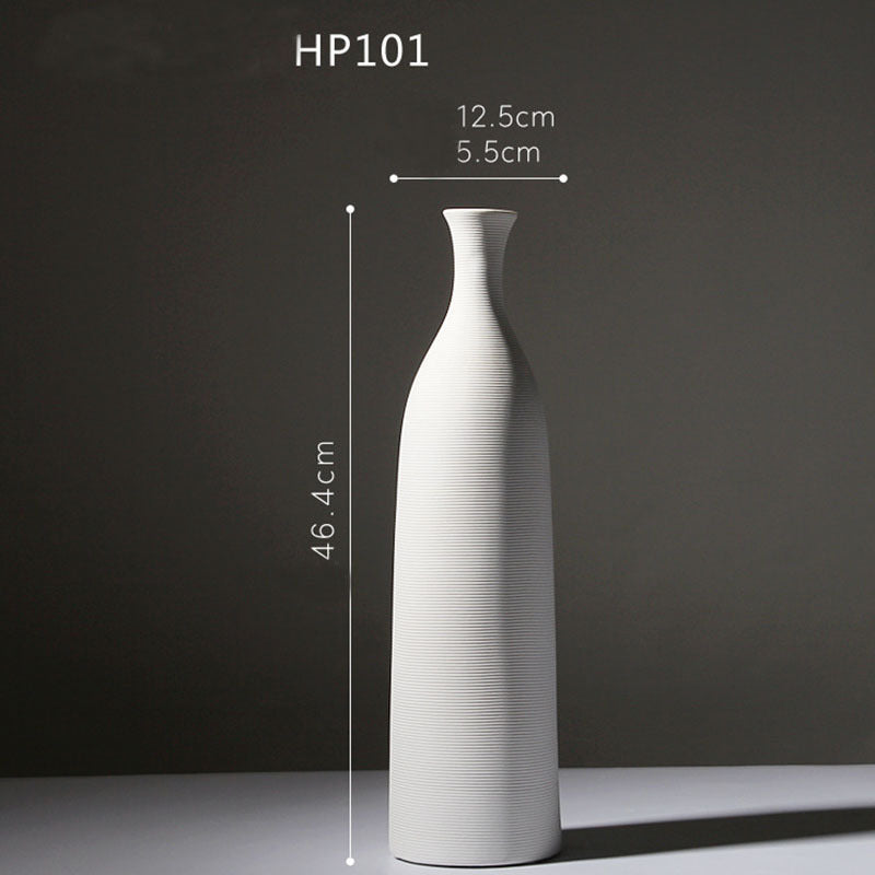 Modern Minimalist Ceramic Vase – Home Decor Ornaments