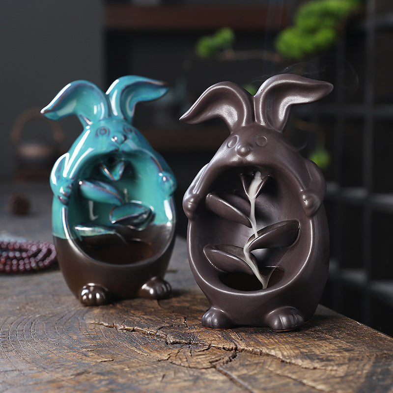 Ceramic Backflow Incense Burner – Decorative Aromatherapy Ornament