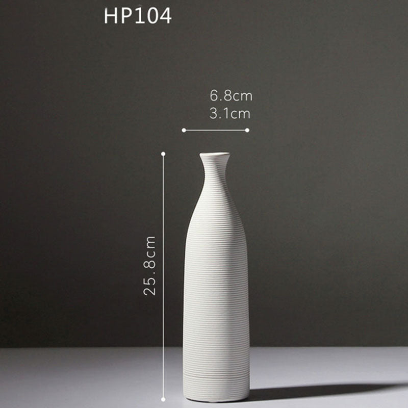 Modern Minimalist Ceramic Vase – Home Decor Ornaments