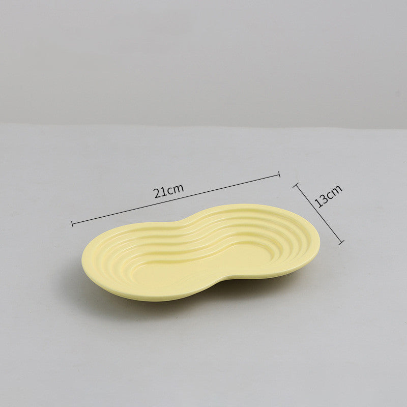 Modern Simple Ceramic Tray – Elegant Home Decor