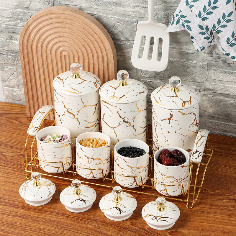 Ceramic Kitchen Storage Jar Ornament