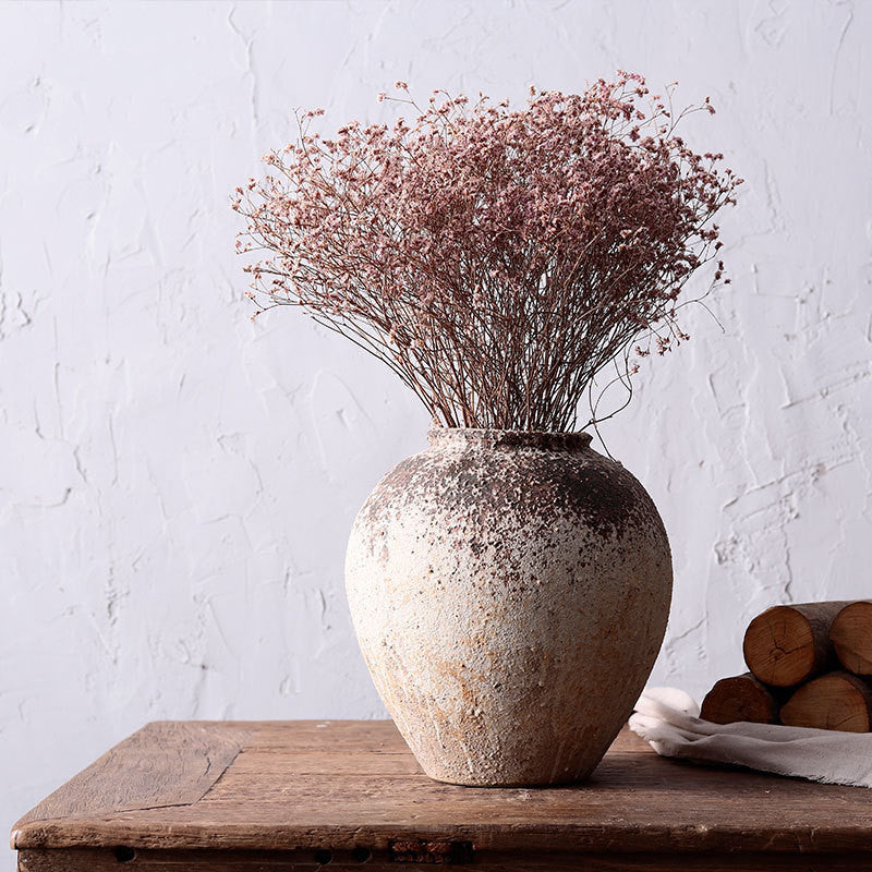 Ceramic Dried Flower Vase – Decorative Ornament for Home