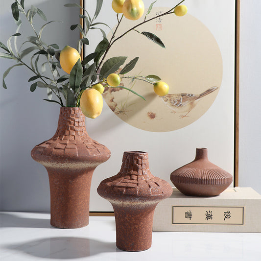 Chinese Simple Creative Ceramic Vase – Elegant Ornament Decor