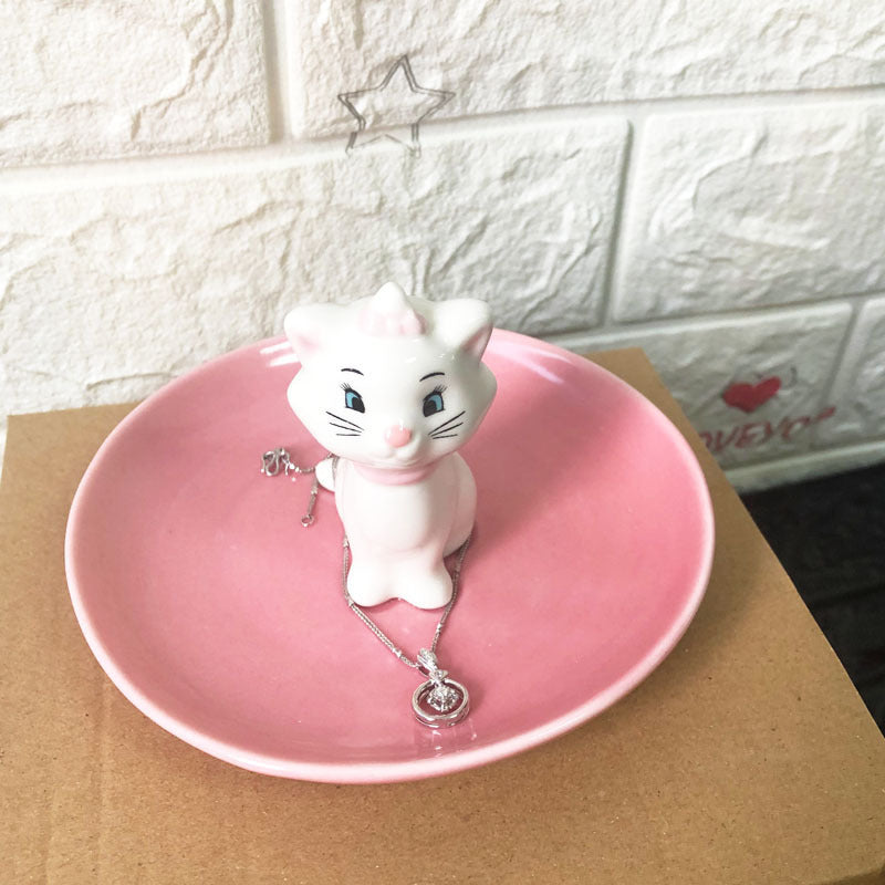 Ceramic Kitty Tabletop Decorative Ornaments – Charming Home Décor Piece