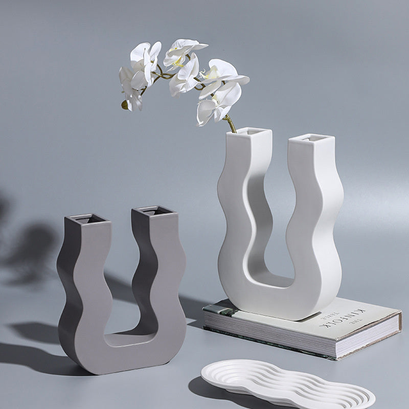 Modern Ceramic Vase Candlestick – Stylish Home Decor