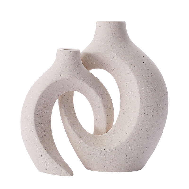 Creative Ceramic Vase Ornament Set