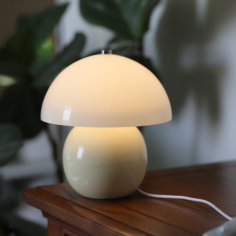 Decorative Ceramic Bedside Lamp - Modern Bedroom Glass Ornament